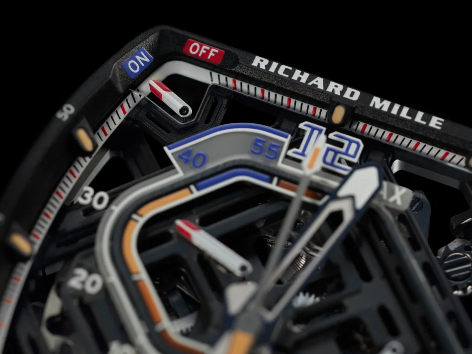 A duet of blue on the wrist! **RICHARD MILLE**’s racing-inspired **RM 30-01** watch debuts in a new color.