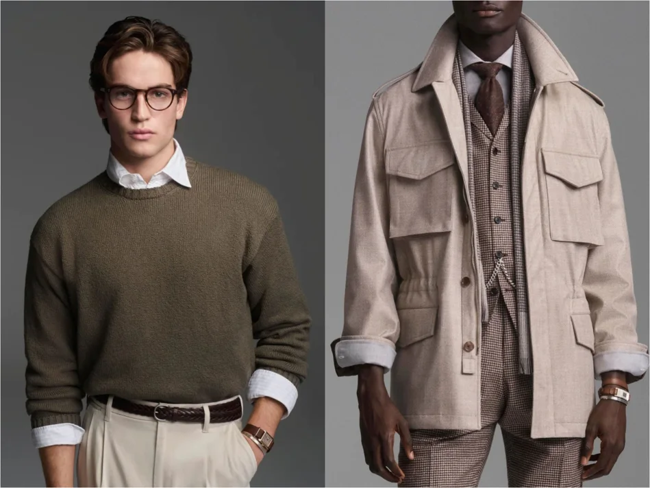 dunhill 2025 Pre-Fall Collection — The British gentleman’s sense of ease, spontaneity, and effortless confidence.